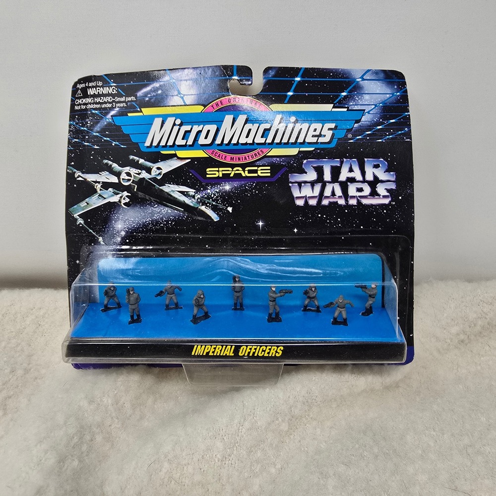 VTG 1995 NEW STAR WARS MICRO MACHINES IMPERIAL OFFICERS GALOOB MOC 66080 FIGURES